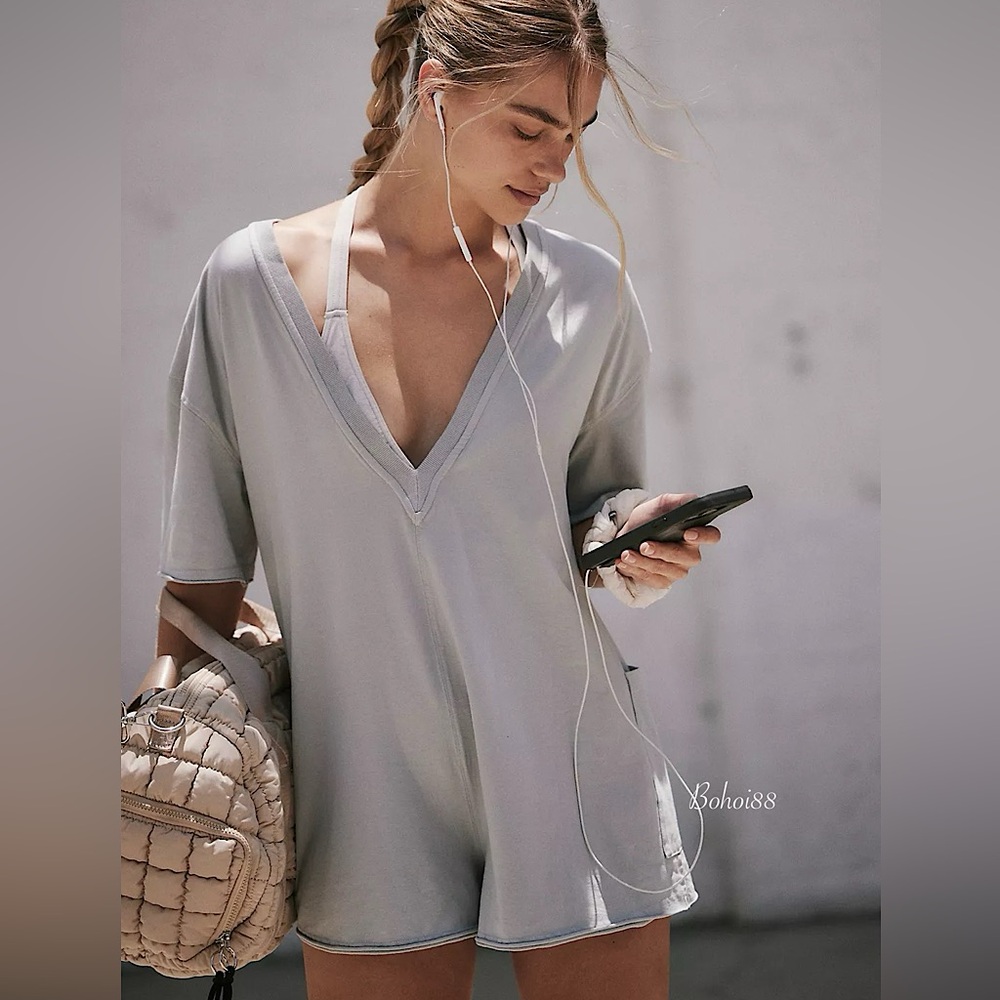 NEW Free People Hot Shot Tee Romper